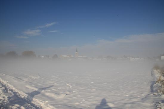 Vue depuis la Belgique