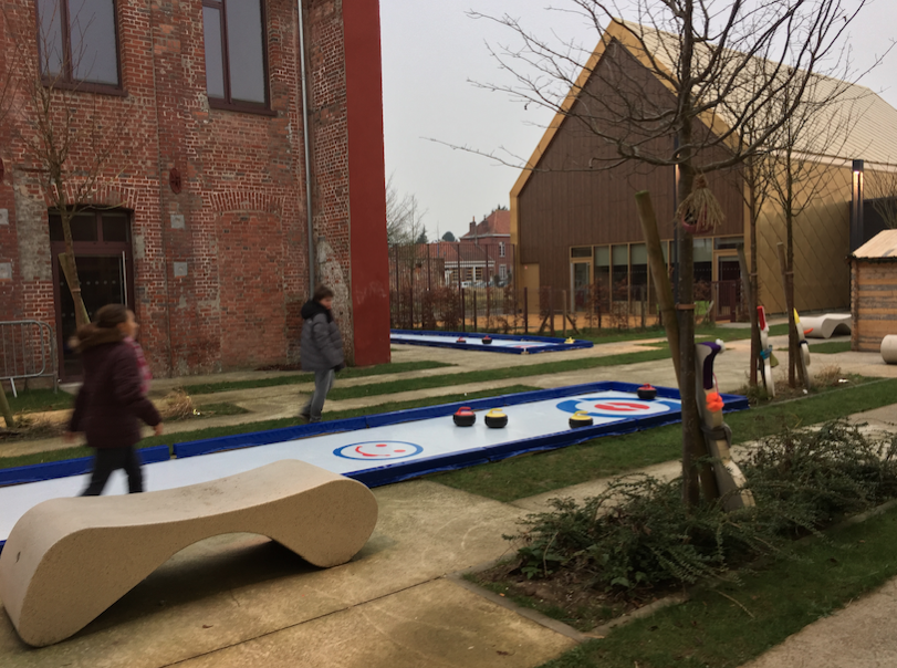 Marché de Noël les pistes de curling