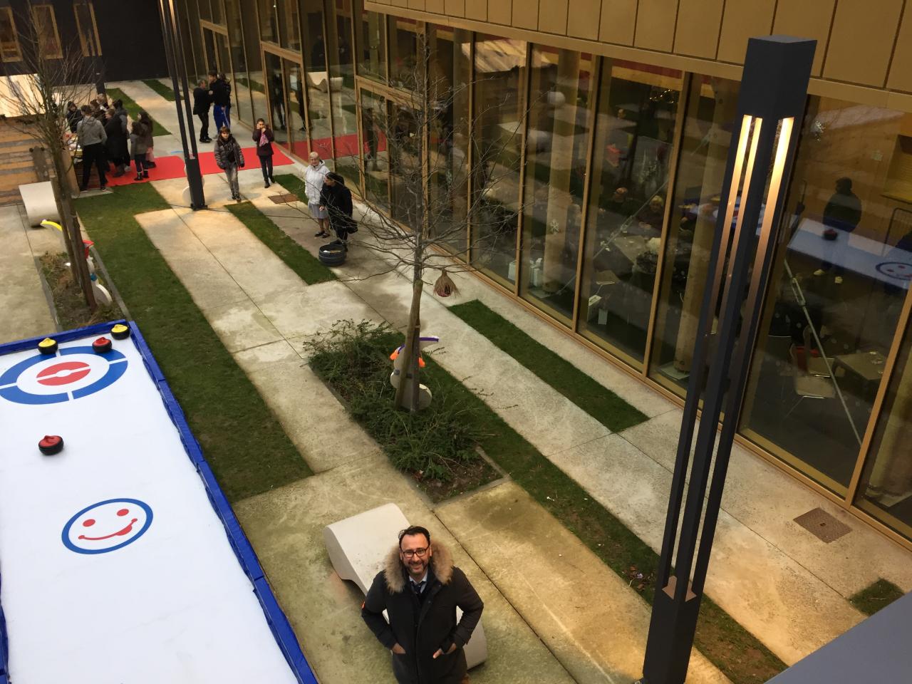 Marché de Noël Willems 2016 Les pistes de Curling