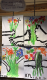 NAP Les CE2 peignent en s'inspirant des petites fleurs de Picasso