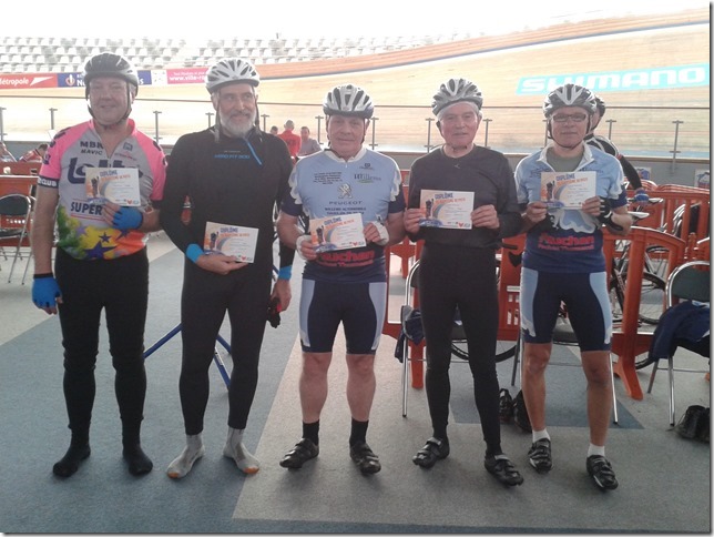 baptême sur le vélodrome de ROUBAIX “ le STAB”