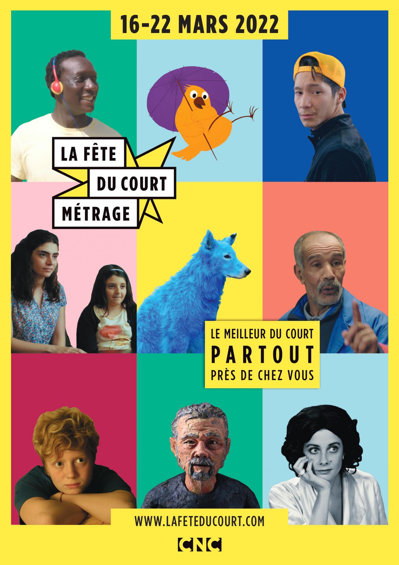 Affiche la fete du court metrage