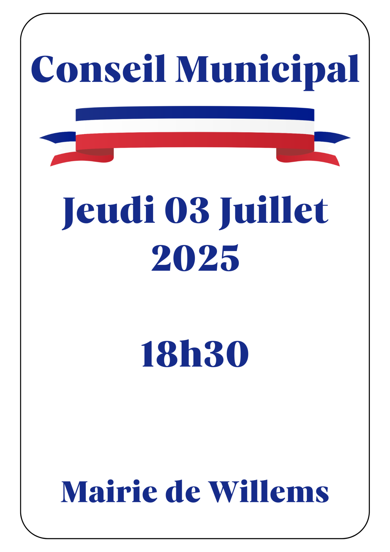 Conseil municipal