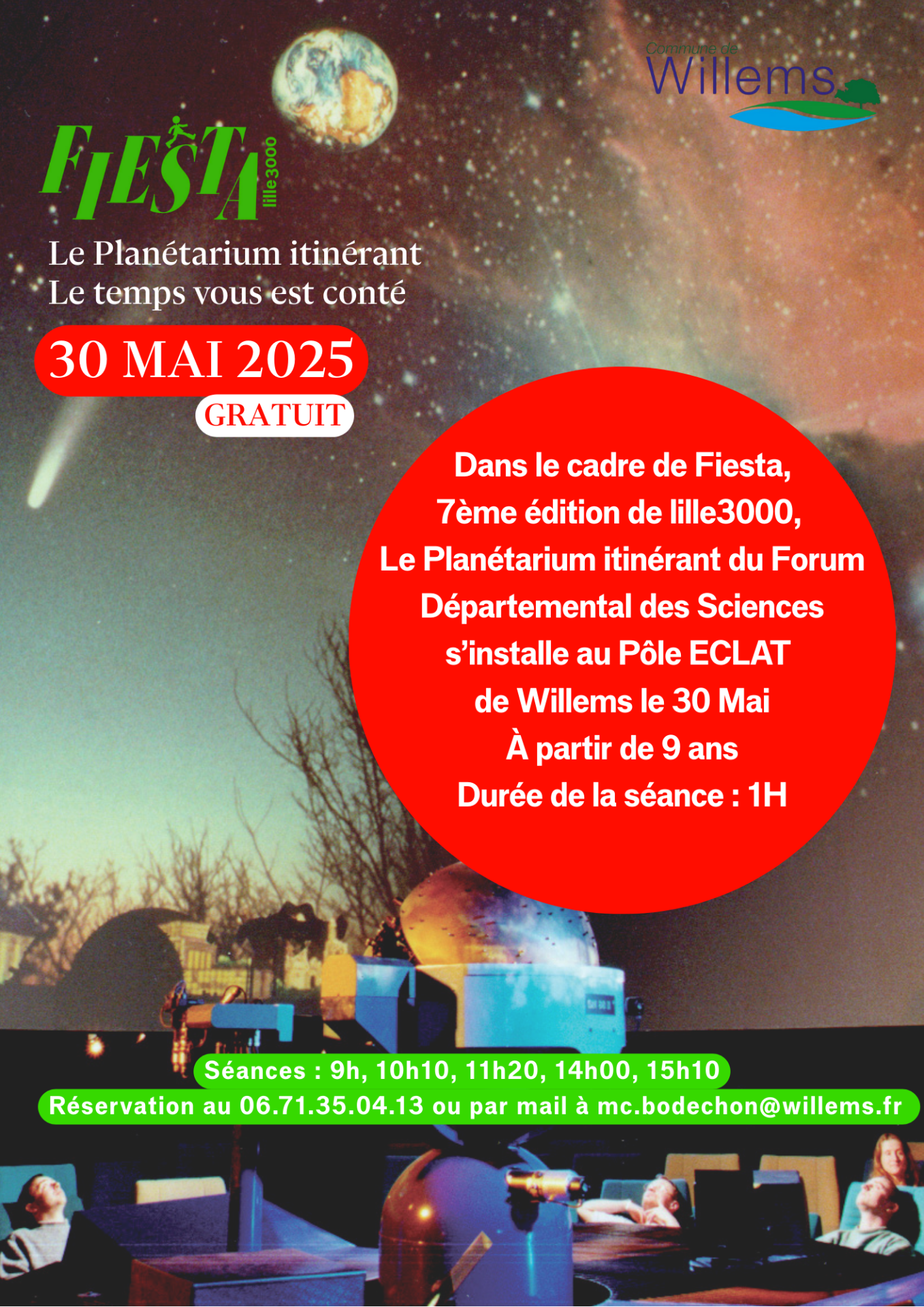 Le planetarium itinerant le temps vous est conte 1
