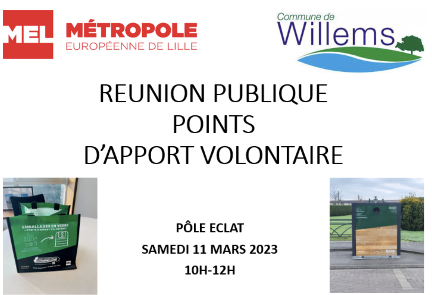 Reunion publique points dapports dechets